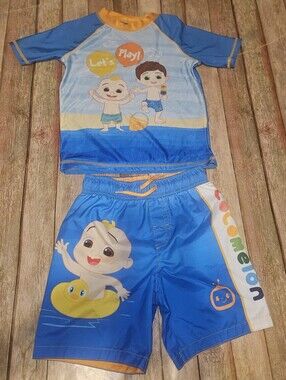 Cocomelon toddler boys 2 Piece swimsuitsize 4t